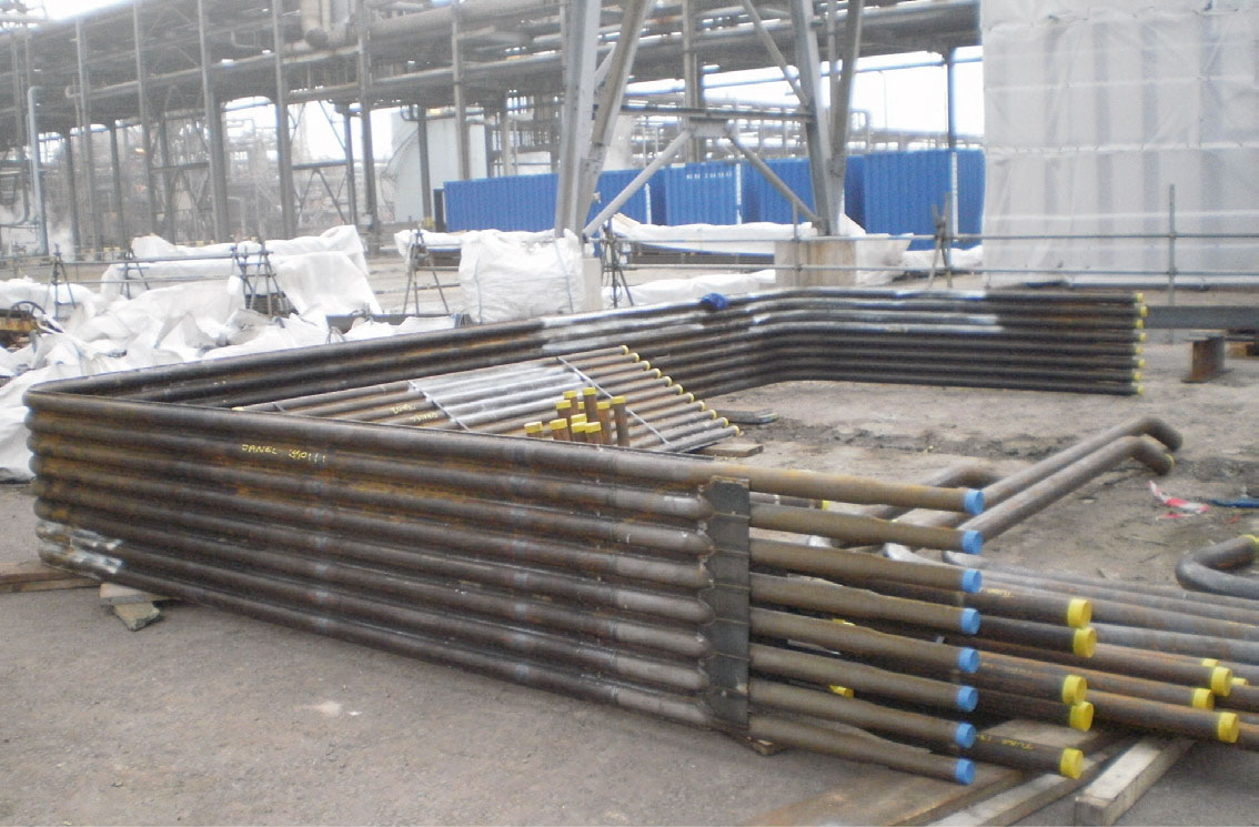 INEOS - Fabricated furnace wall 'D - tube' panels.