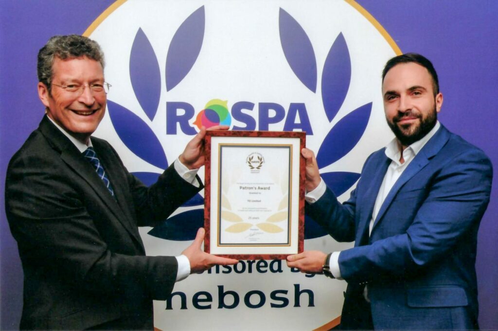 TEi Reciving ROSPA Award