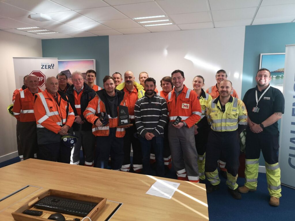 Safety Contribution Award at Pembroke Power Station